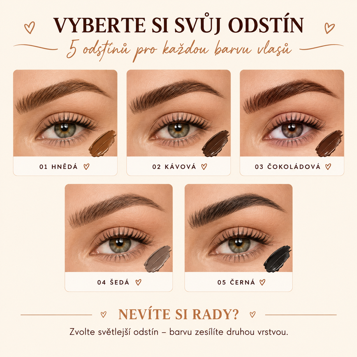 BrowTint™ – Slupovací barva na obočí